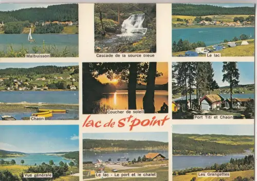 BF24643 lac de st point doubs france front/back image