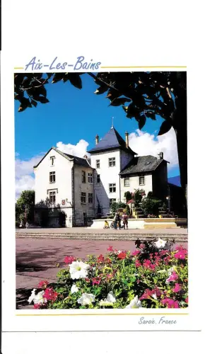 BF15306 aix les bains savoie l hotel de ville france front/back image