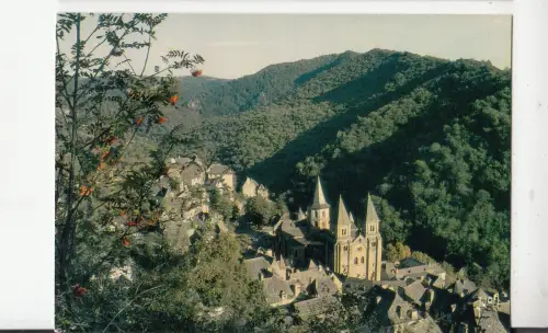 BF21880 conques en rouergue aveyron view generale france front/back image