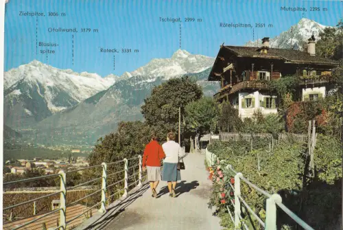 BF23715 merano passeggiata tappeniner italy front/back image