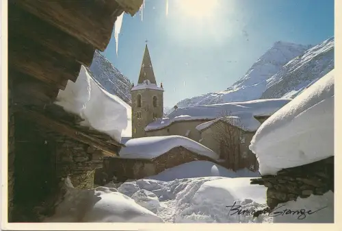 BF24872 Winterlandschaft Frankreich Vorder-/Rückbild