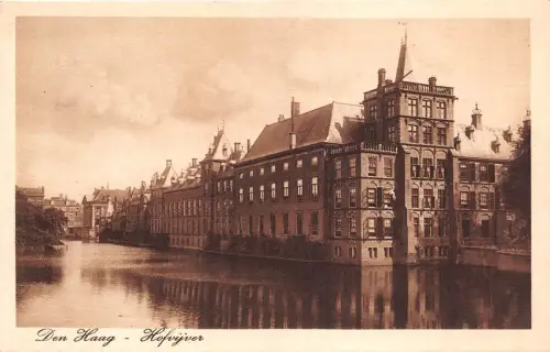 B93582 den haag hofvijver niederlande