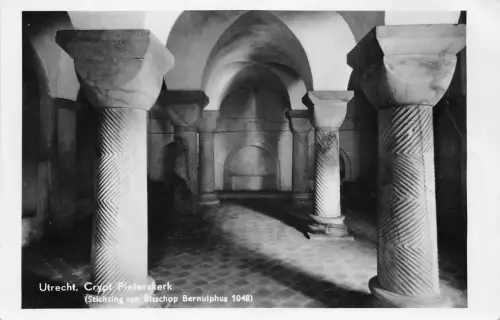 Lot236 Echtfoto Niederlande Utrecht Krypta Pieterskerk