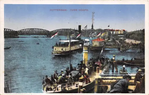 B93856 rotterdam oude hufschiff bateaux niederlande