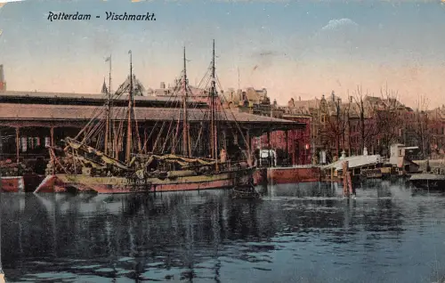 Lot195 Rotterdam Niederlande Vischmarkt Boot