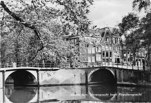 lot191 amsterdam niederlande Herengracht an Ecke Reguliersgracht Echtfoto