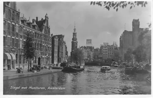 BR20346 Singel met munttoren amsterdam Niederlande