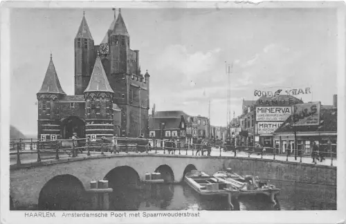 Lot217 niederlande haarlem amsterdamsche poort met spaarnwouderstaal minerva