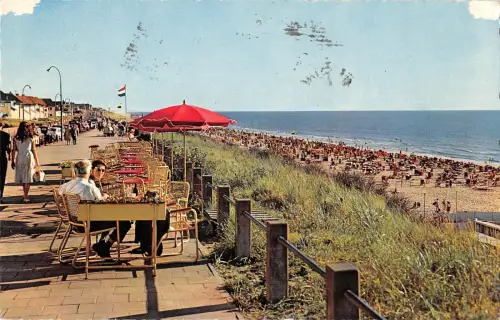 B109140 Niederlande Zandvoort aan Zee Boulevard Promenade Strand Plage
