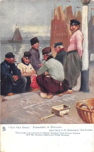 bc65507 Gay Old Dogs Fishermen in Holland Folklore Type Costume netherlands