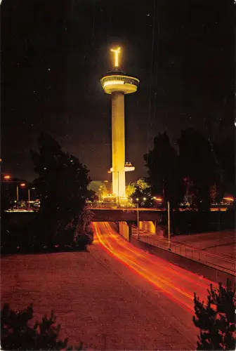 B108949 Niederlande Rotterdam Holland Euromast Tower Tour Nachtansicht