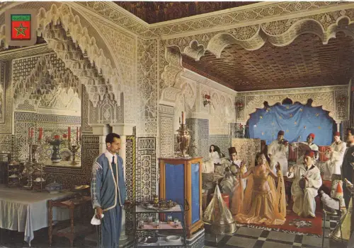 BF28364 casablanca restaurante sijilmasa marocco front/back image