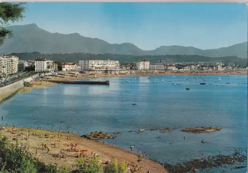 BF19942 st jean de luz la plage et la rhune france front/back image