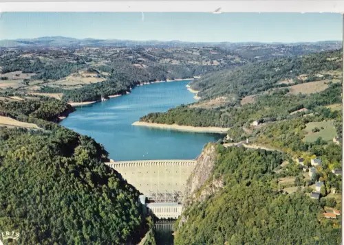 BF14071 le barrage de sarrans france front/back image