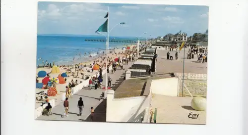 BF31000 vue generale du front de mer luc sur mer france front/back image