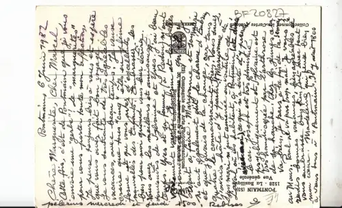 BF20807 la basilique vue generale pontmain france front/back image