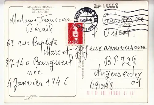 BF15668 wütend Frankreich Vorder-/Rückbild