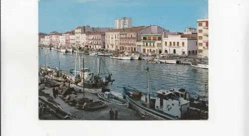 BF24701 sete retour des bateaux de peche ship france front/back image