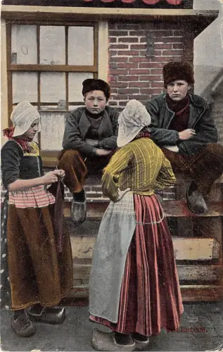 B94118 Niederländische Hafen Kostüme Typen Folklore