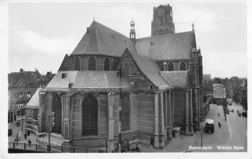 B107687 Niederlande Rotterdam Groote Kerk Kirche Eglise Echtfoto UK