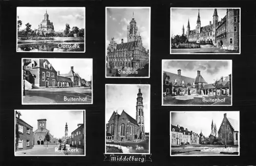 B106445 Niederlande Middelburg Oostkerk Buitenhof, Stadhuis
