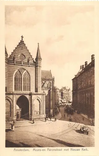B106145 Niederlande Amsterdam Mozes-en Aaronstraat met Nieuwe Kerk