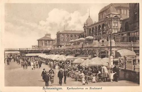 B106192 Niederlande Scheveningen Kurbausterras en Bouelvard