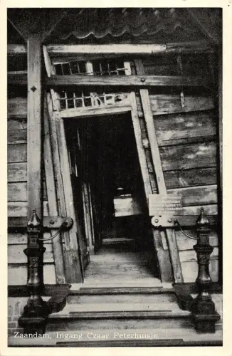 B106162 Niederlande Zaandam Ingang Czaar Peterhuisje