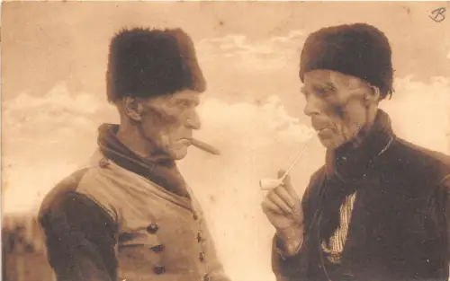 B94119 Herren Smoking Twee Volendammer Niederlande Hafen Kostüme Typen Folklore