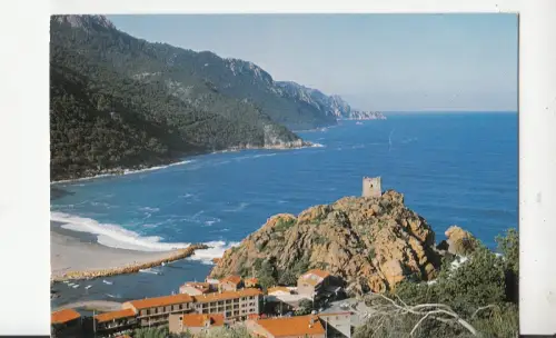 BF24699 porto la marine et la tour genoise france front/back image