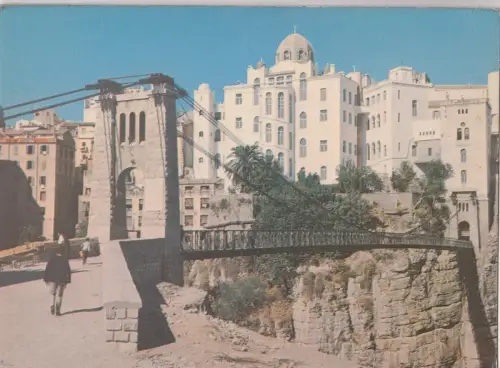 BF17627 constantine la passerelle de la ascenseur algeria front/back image