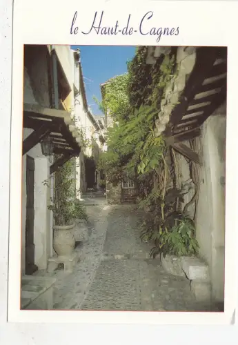 BF20655 le haut de cagnes a m une ruelle pittoresque france front/back image