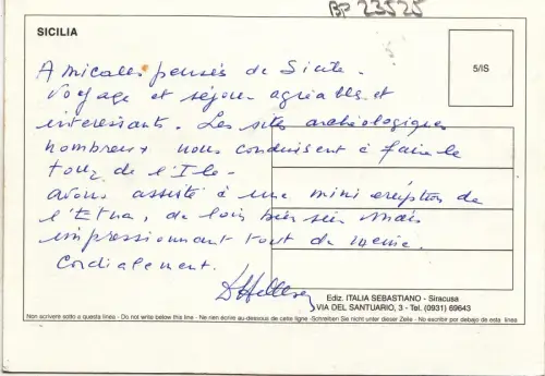 BF23526 toscana italy front/back image