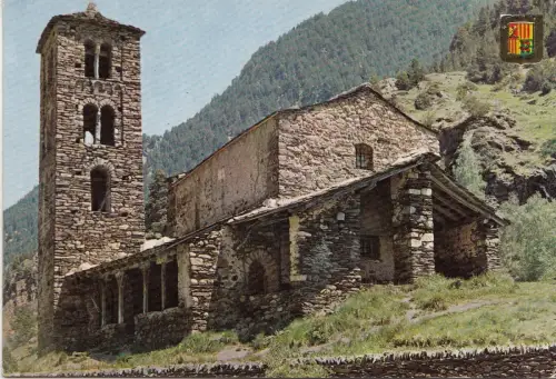 BF23066 sant joan de casselles esglesia valls d andora italy front/back image