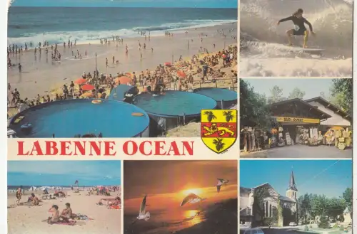 BF19983 labenne ocean landes france front/back image