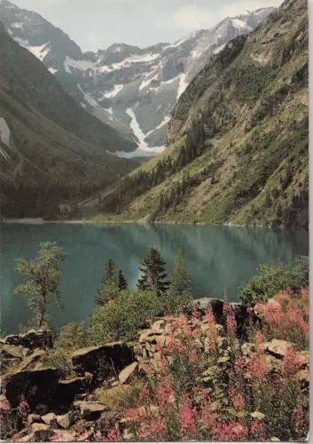BF20918 le lac lauvitel paysage de l oisans france front/back image