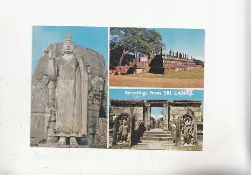 BF28017 sri lanka ceylon multi views budhha bild front/back image