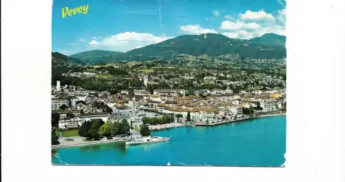 BF16464 vevey switzerland vue partialle aerienne front/back image