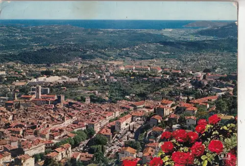 BF22061 grasse vue generale france front/back image