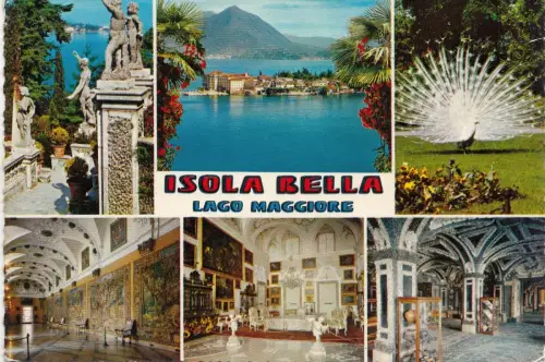 BF23195 lac maggiore isola bella italy front/back image