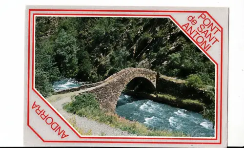 BF12786 andorra pont de sant antoni front/back image