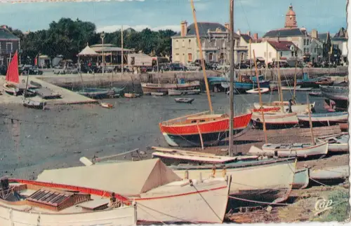 BF31035 le croisic l arriere port et la poste france front/back image