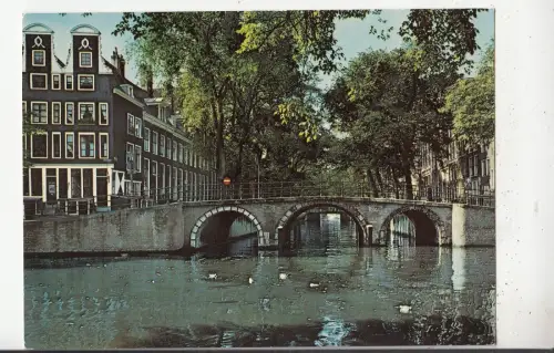 BF29632 brug over de leidsegracht amsterdam niederlande front/back image