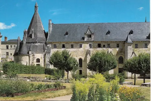 BF15570 tour d evrault abbaye de fontevraud metl france front/back image