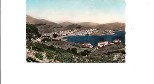 BF14045 banyuls vue generale france front/back image
