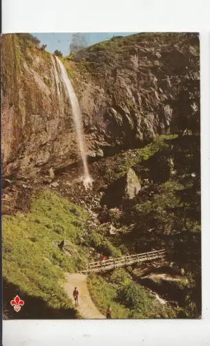BF31097 le mont dore puy de dome la grande cascade france front/back image