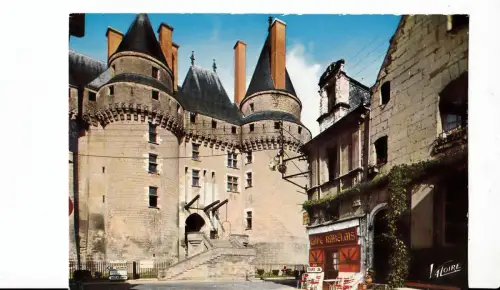 BF15541 langeais l entree du chateau i et l france front/back image