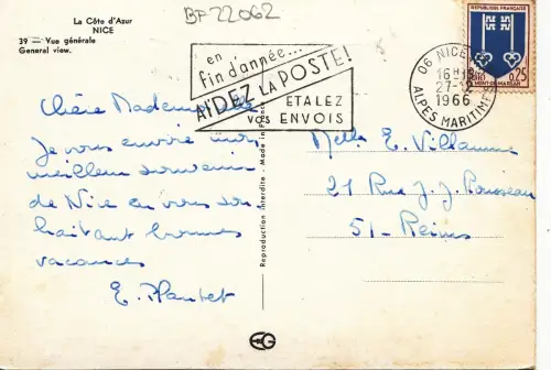 BF22062 schönes vue generale france Vorder-/Rückbild