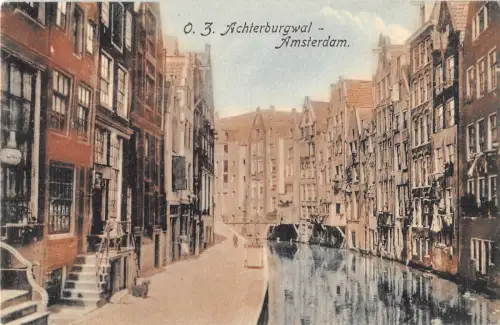 B106711 Niederlande Achterburgwal Amsterdam Brücke