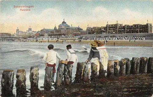 B105435 Niederlande Scheveningen Panorama Plage Strand